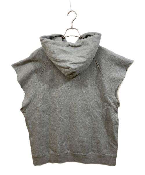 JUN/NAKAYAMA（ジュン ナカヤマ）JUN/NAKAYAMA (ジュン ナカヤマ) ノースリーブプルオーバー パーカー グレー サイズ:L/XLの古着・服飾アイテム