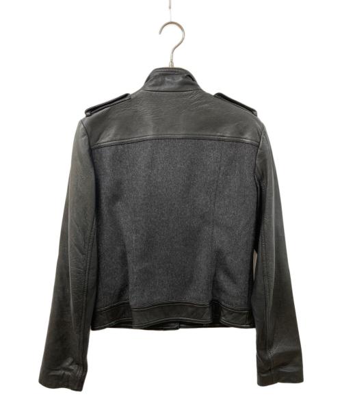 theory（セオリー）theory (セオリー) ダブルライダースジャケット ブラック サイズ:	SIZE Sの古着・服飾アイテム