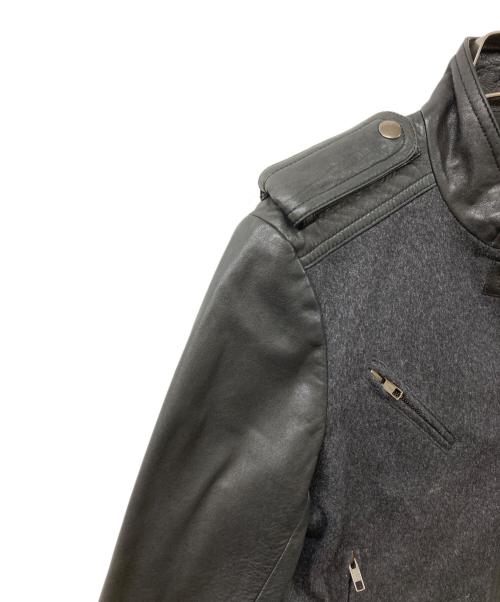 theory（セオリー）theory (セオリー) ダブルライダースジャケット ブラック サイズ:	SIZE Sの古着・服飾アイテム