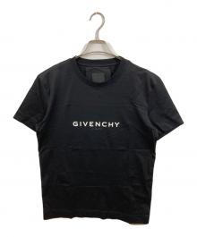 GIVENCHY（ジバンシィ）の古着「リバースロゴプリントTシャツ」｜ブラック