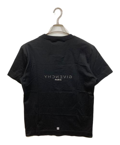 GIVENCHY（ジバンシィ）GIVENCHY (ジバンシィ) リバースロゴプリントTシャツ ブラック サイズ:	SIZE Lの古着・服飾アイテム