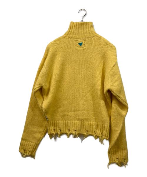 LIBEIRO（リベイロ）LIBEIRO (リベイロ) タートルネックニットセーター イエロー サイズ:Mの古着・服飾アイテム
