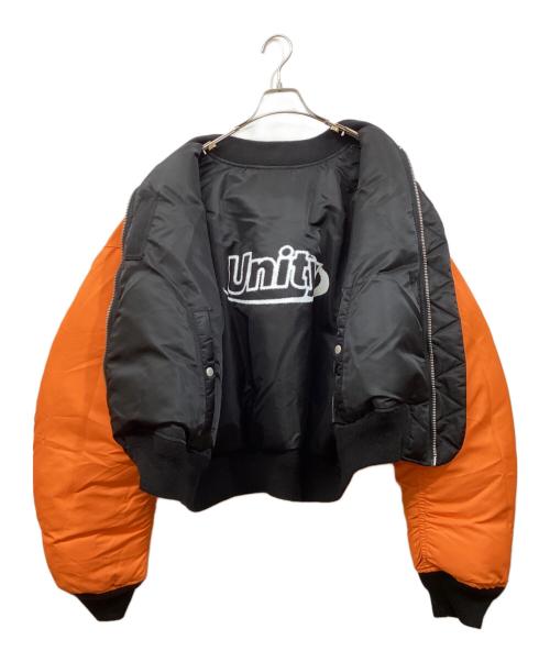 H&M（エイチアンドエム）H&M (エイチアンドエム) H2 (エイチツー) リバーシブルフライトジャケット ブラック サイズ:XLの古着・服飾アイテム
