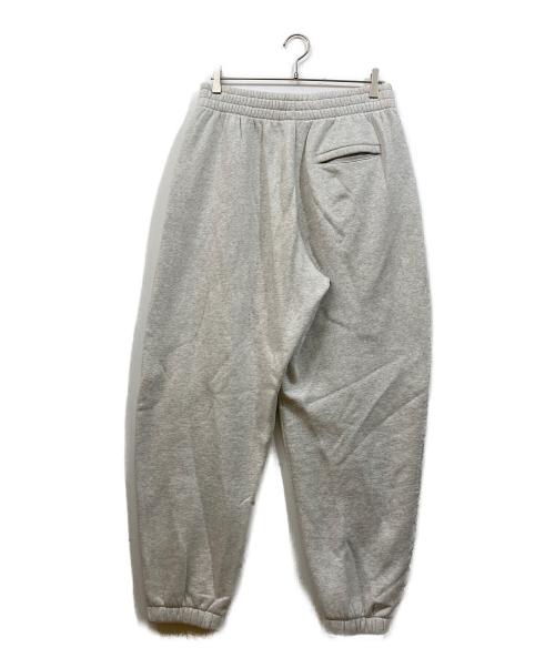 ALEXANDER WANG.T（アレキサンダーワンティー）ALEXANDER WANG.T (アレキサンダーワンティー) ロゴスウェットパンツ グレー×カーキ サイズ:Lの古着・服飾アイテム
