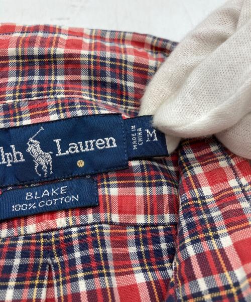 RALPH LAUREN（ラルフローレン）RALPH LAUREN (ラルフローレン) 半袖シャツ レッド サイズ:	SIZE Mの古着・服飾アイテム