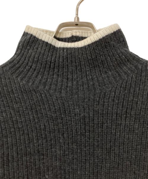 theory（セオリー）theory (セオリー) カシミヤ混ボトルネックニット グレー サイズ:	SIZE Sの古着・服飾アイテム