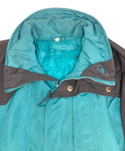 Columbia（コロンビア）Columbia (コロンビア) マウンテンパーカー ブラック×グリーン サイズ:Mの古着・服飾アイテム