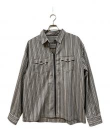 USED（USED）の古着「スイングトップ」｜ホワイト×ブラック