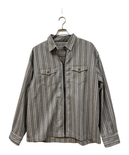 USED（USED）USED (USED) スイングトップ ホワイト×ブラック サイズ:不明の古着・服飾アイテム