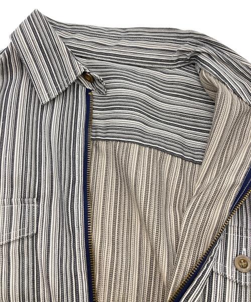 USED（USED）USED (USED) スイングトップ ホワイト×ブラック サイズ:不明の古着・服飾アイテム