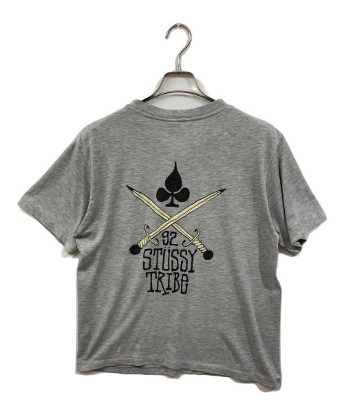 stussy（ステューシー）stussy (ステューシー) 90’sプリントTシャツ グレー サイズ:Mの古着・服飾アイテム