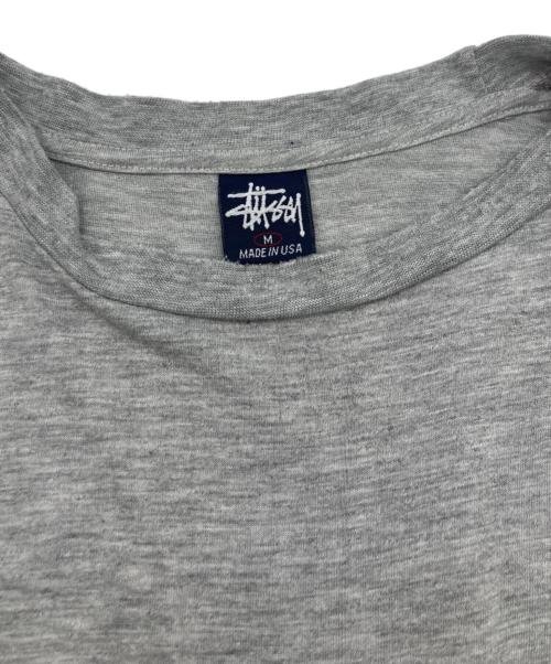 stussy（ステューシー）stussy (ステューシー) 90’sプリントTシャツ グレー サイズ:Mの古着・服飾アイテム