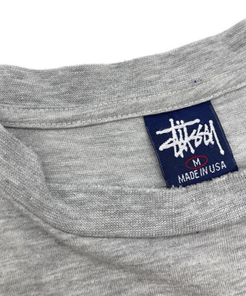 stussy（ステューシー）stussy (ステューシー) 90’sプリントTシャツ グレー サイズ:Mの古着・服飾アイテム