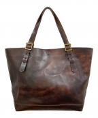 vascoヴァスコ）の古着「LEATHER TRAVEL TOTE BAG LARGE」｜ブラウン