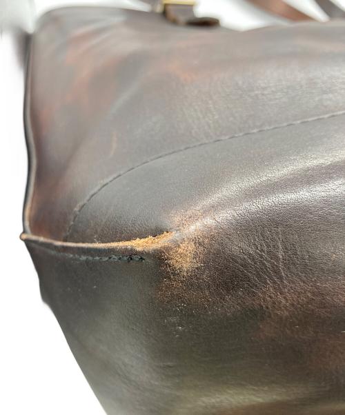 vasco（ヴァスコ）vasco (ヴァスコ) LEATHER TRAVEL TOTE BAG LARGE ブラウンの古着・服飾アイテム