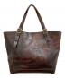 vasco（ヴァスコ）の古着「LEATHER TRAVEL TOTE BAG LARGE」｜ブラウン