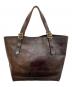 vasco (ヴァスコ) LEATHER TRAVEL TOTE BAG LARGE ブラウン：30000円