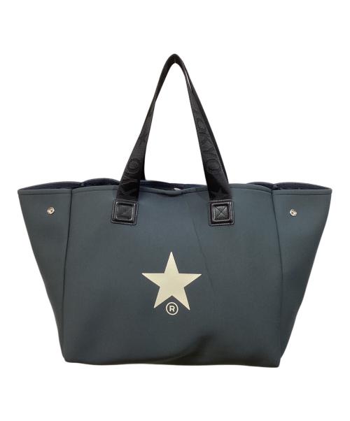 CONVERSE TOKYO（コンバーストウキョウ）CONVERSE TOKYO (コンバーストウキョウ) LOGO HANDLE NEOPRENE TOTE BAG ネイビーの古着・服飾アイテム