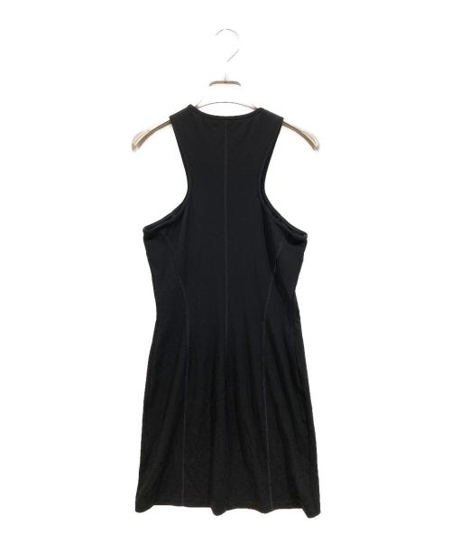 OFFWHITE（オフホワイト）OFFWHITE (オフホワイト) リブロゴワンピース ブラック サイズ:SIZE 40の古着・服飾アイテム