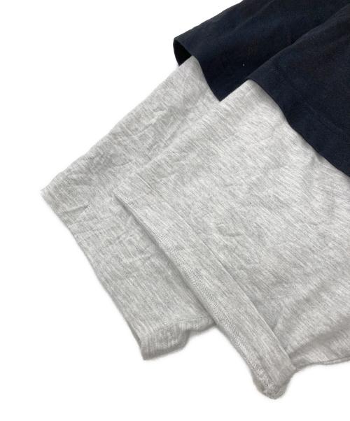 BALENCIAGA（バレンシアガ）BALENCIAGA (バレンシアガ) ダブルレイヤードＴシャツ ブラック サイズ:SIZE XXSの古着・服飾アイテム