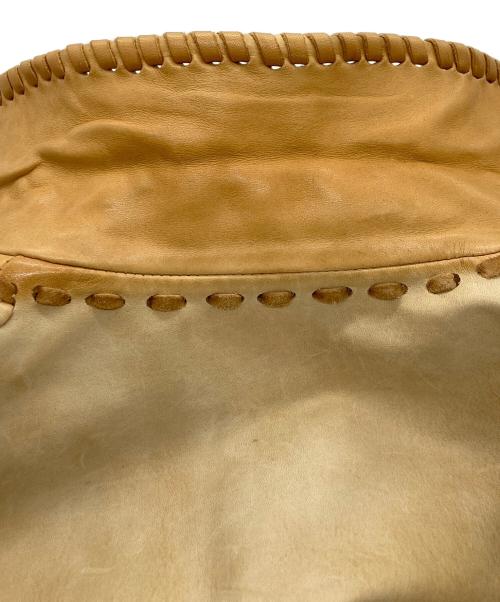INDIAN MOTORCYCLE（インディアンモーターサイクル）INDIAN MOTORCYCLE (インディアンモーターサイクル) ホースハイドレザージャケット ベージュ サイズ:SIZE 36(S~M)の古着・服飾アイテム