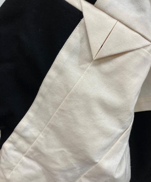 COMME des GARCONS HOMME PLUS（コムデギャルソンオムプリュス）COMME des GARCONS HOMME PLUS (コムデギャルソンオムプリュス) ポリ製品染めカッティングスワローテールジャケット ブラック サイズ:SIZE Sの古着・服飾アイテム