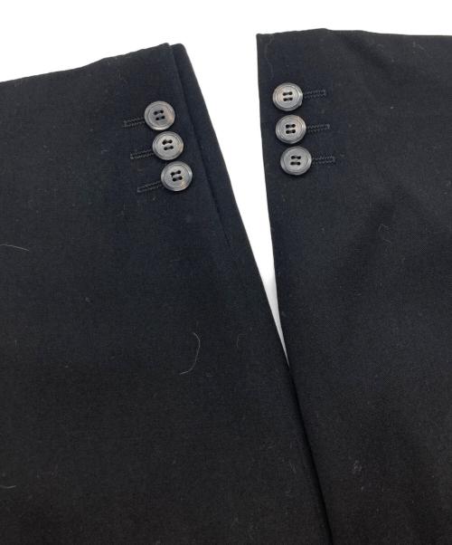 COMME des GARCONS HOMME PLUS（コムデギャルソンオムプリュス）COMME des GARCONS HOMME PLUS (コムデギャルソンオムプリュス) ポリ製品染めカッティングスワローテールジャケット ブラック サイズ:SIZE Sの古着・服飾アイテム