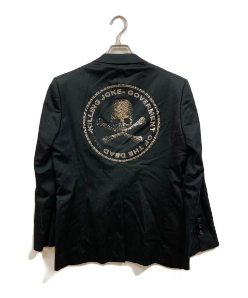 Roen（ロエン）Roen (ロエン) スカルスタッズジャケット ブラック サイズ:	SIZE 48の古着・服飾アイテム