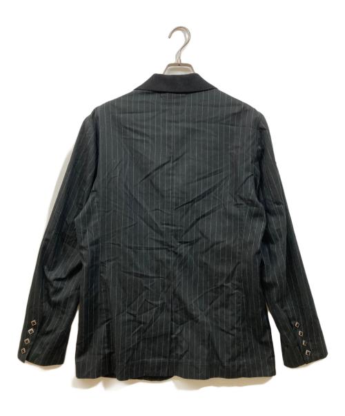 NEIGHBORHOOD（ネイバーフッド）NEIGHBORHOOD (ネイバーフッド) ストライプテーラードジャケット ブラック サイズ:SIZE Mの古着・服飾アイテム