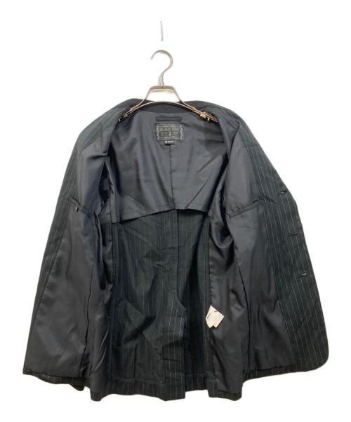 NEIGHBORHOOD（ネイバーフッド）NEIGHBORHOOD (ネイバーフッド) ストライプテーラードジャケット ブラック サイズ:SIZE Mの古着・服飾アイテム