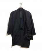 COMME des GARCONSコムデギャルソン）の古着「ドッキングロングジャケット」｜ブラック
