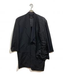 COMME des GARCONS（コムデギャルソン）の古着「ドッキングロングジャケット」｜ブラック