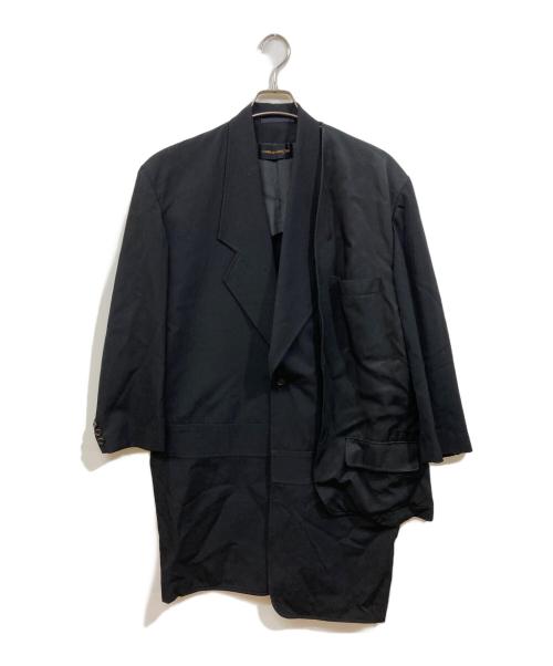 COMME des GARCONS（コムデギャルソン）COMME des GARCONS (コムデギャルソン) ドッキングロングジャケット ブラック サイズ:SIZE Freeの古着・服飾アイテム