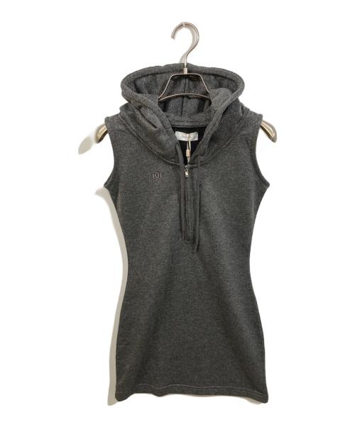 darich（ダーリッチ）Darich (ダーリッチ) ラメスウェットミニワンピース グレー サイズ:	SIZE Freeの古着・服飾アイテム