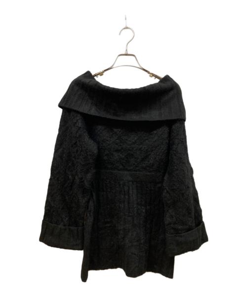 darich（ダーリッチ）Darich (ダーリッチ) ヘアリーオフショルニットワンピース ブラック サイズ:SIZE Freeの古着・服飾アイテム