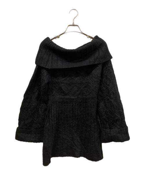 darich（ダーリッチ）Darich (ダーリッチ) ヘアリーオフショルニットワンピース ブラック サイズ:SIZE Freeの古着・服飾アイテム