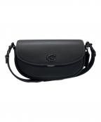 COACHコーチ）の古着「エミー サドル バッグ 23」｜ブラック