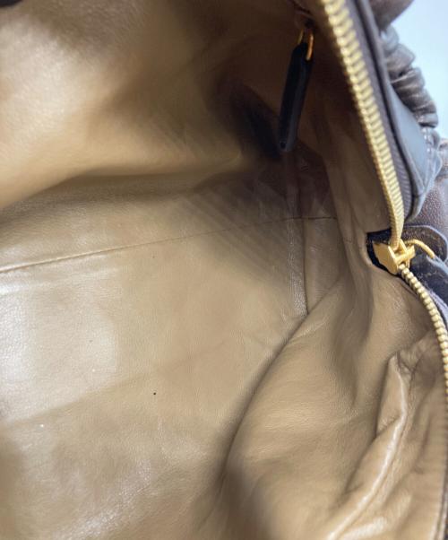 BVLGARI（ブルガリ）BVLGARI (ブルガリ) レオーニハンドバッグ ブラウンの古着・服飾アイテム