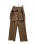 THE TOE（ザ・トゥー）の古着「BUCKINGHAM PANTS バッキンガム パンツ」｜ブラウン