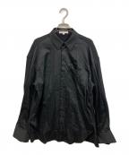 ADEAMアディアム）の古着「フリースタイルシャツ」｜ブラック