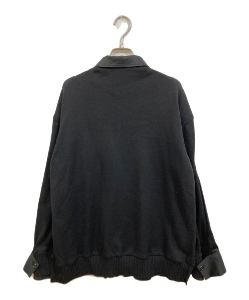 ADEAM（アディアム）ADEAM (アディアム) フリースタイルシャツ ブラック サイズ:	SIZE Sの古着・服飾アイテム