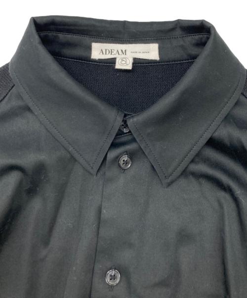ADEAM（アディアム）ADEAM (アディアム) フリースタイルシャツ ブラック サイズ:	SIZE Sの古着・服飾アイテム