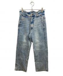 Eaphi（エフィ）の古着「WAVE DESIGN HIGH WAIST DENIM」｜インディゴ