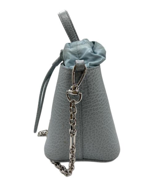 Maison Margiela（メゾンマルジェラ）Maison Margiela (メゾンマルジェラ) 5AC バケットバッグ スカイブルーの古着・服飾アイテム