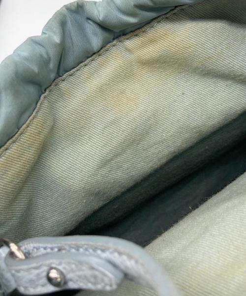 Maison Margiela（メゾンマルジェラ）Maison Margiela (メゾンマルジェラ) 5AC バケットバッグ スカイブルーの古着・服飾アイテム