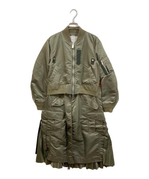sacai（サカイ）sacai (サカイ) MA-1ドッキングコート オリーブ サイズ:SIZE 1の古着・服飾アイテム