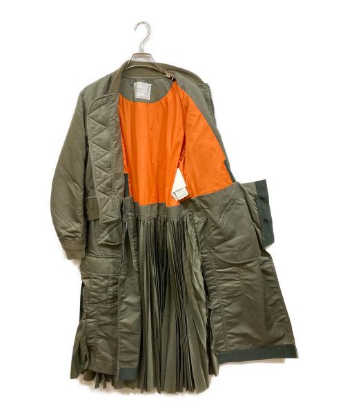 sacai（サカイ）sacai (サカイ) MA-1ドッキングコート オリーブ サイズ:SIZE 1の古着・服飾アイテム