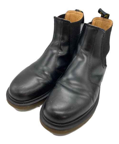 Dr.Martens（ドクターマーチン）Dr.Martens (ドクターマーチン) サイドゴアブーツ ブラック サイズ:	SIZE 8の古着・服飾アイテム