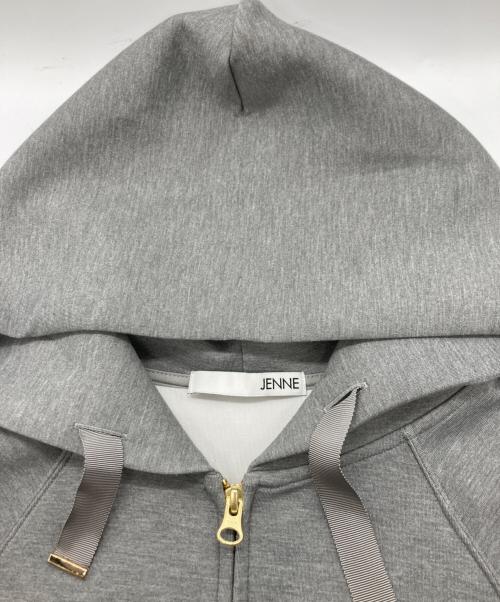JENNE（ジェンヌ）JENNE (ジェンヌ) 日本製美ラインパーカー グレー サイズ:Mの古着・服飾アイテム