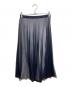 comme ca (コムサ) ソフトチュール×オーガンジートリコット広幅 スカート ネイビー サイズ:9：5000円